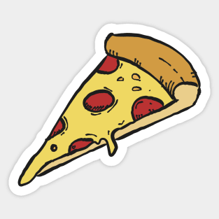 Yummy Pepperoni Pizza Slice Sticker